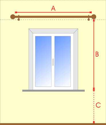 Made to measure curtains and blinds require accurate measurements